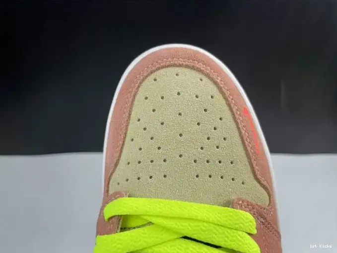 1st Kicks Shoes Air Peach 1 Switch CW6576-800 High Jordan 0615